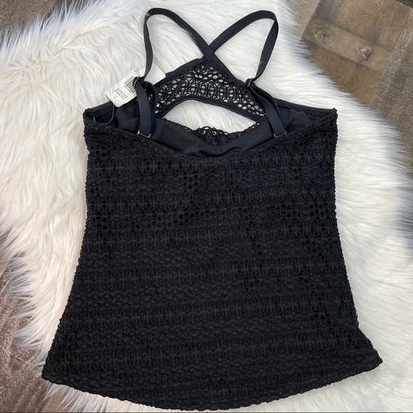 NWT Island Escape Crochet High Neck Tankini - Picture 7 of 13